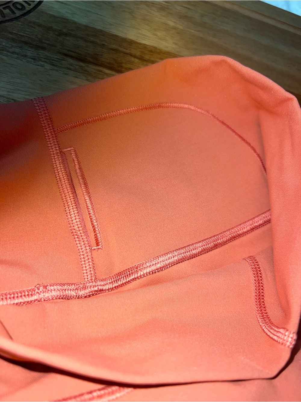 Lululemon Wunder Under High-Rise Tight 25" *Full-On Luxtreme, Rustic Coral Sz. 4 - Picture 5 of 7